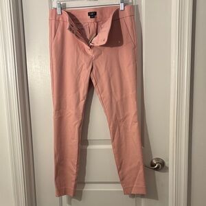 LOFT Blush Slim Fit Trousers
